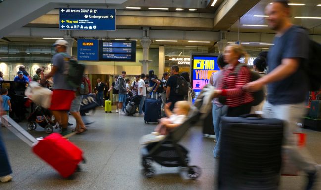 Excited! St Pancras Station