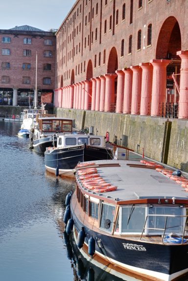 Boats at the Albert Dock, Liverpool