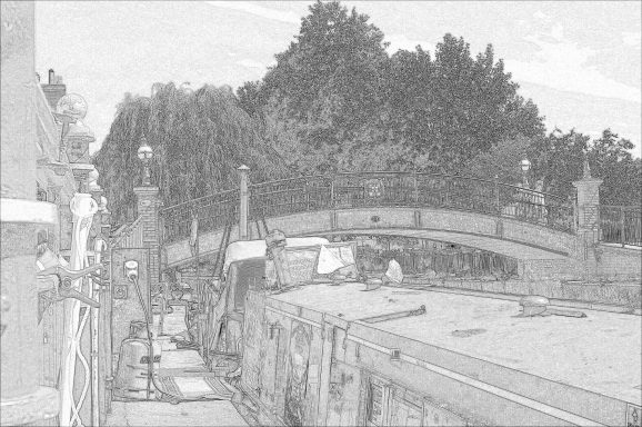 Foot Bridge Over the Witham, Lincoln.