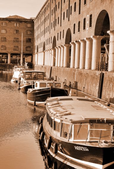 Boats at The Albert Dock
